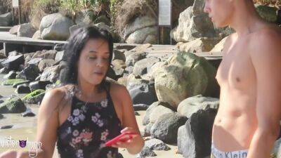 After An Argument On The Beach My Wife Has Sex With Another Man - hclips.com