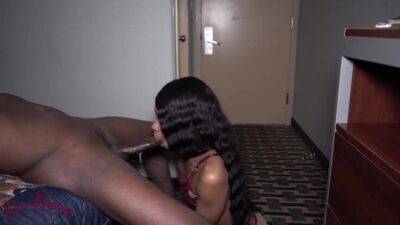 Slim Ebony Gets Fucked Good - upornia.com