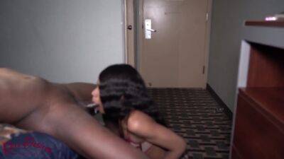 Slim Ebony Gets Fucked Good - upornia.com