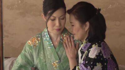 Mature Lesbian Friends Sticky Hot Spring Trip - Part.3 - upornia.com - Japan