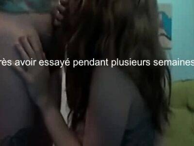 Jeune copine avec une grosse paire de seins suce le penis - drtuber.com - France