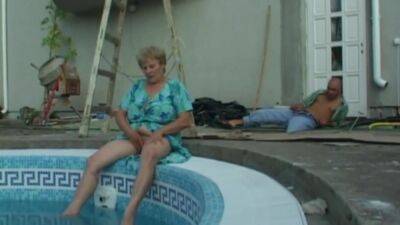 In Blind Granny Having Fun Outdoor - upornia.com