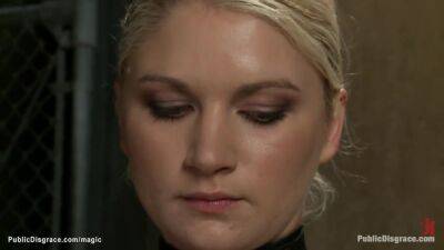 Blond Gang Bang Fucked In Public - hclips.com