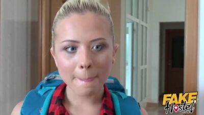 Tiny teen fucked by two lucky backpackers - sexu.com