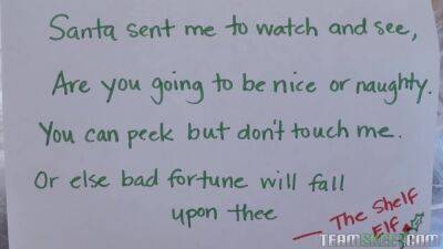 Jasmine Grey - Elf On A Shelf - Jasmine Grey - upornia.com