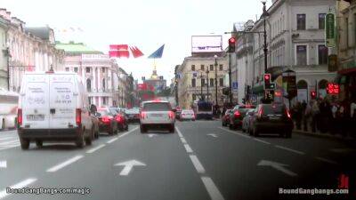 Hijacked Russian Babe Group Fucked - upornia.com - Russia