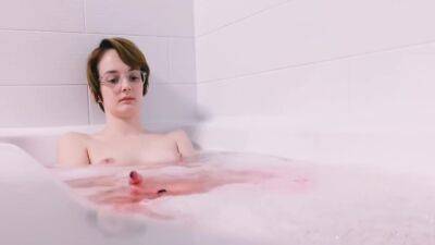 College Gf Teases You From Her Bath - hclips.com