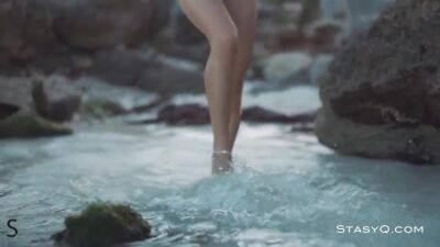 Little Dragon In On The Beach Stripping By - upornia.com