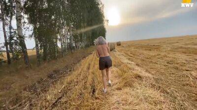 Whore Fucked And Cum In Mouth In The Hayloft - upornia.com