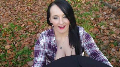 Forest Blowjob With A Cum On Tits - Emili Aliston - upornia.com