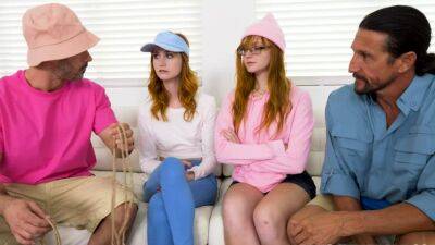 Redhead hotties fucks with stepdaddies - drtuber.com