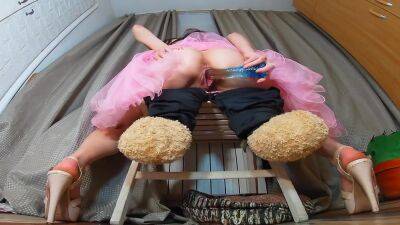 Girl In Dress Masturbates & Squirts On Her Boyfriend - Baby Doll - hclips.com