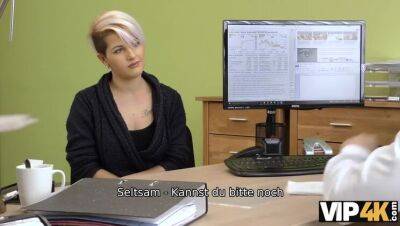 VIP4K. Seductive lady has sex with credit broker to start her business - veryfreeporn.com - Czech Republic