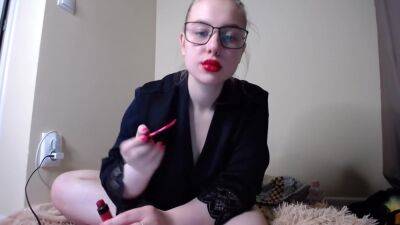 Sucking A Clear Cock In Lipstick - hclips.com