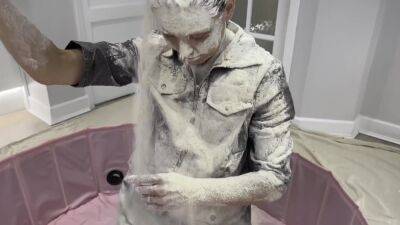 Wam - Wet And Messy - Flour And Water – The Worst Possible Sticky Horrific Mess! - hclips.com