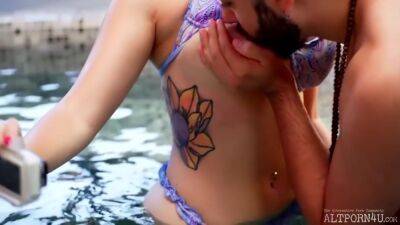 Curly Hair And Ambra Dolce - Lets Shoot Underwater - upornia.com