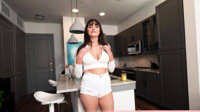 Busty brunette stepmother Mila POV fuck - drtuber.com