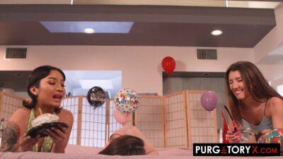 Maya - Birthday Girlz Vol 1 Part 2 with Avery, Hazel & Maya - sexu.com