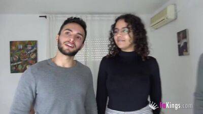 Brunette fucked by several - porntry.com