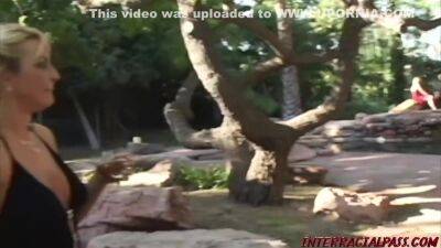 Blondes Go Wild In Big Black Cock Orgy - upornia.com