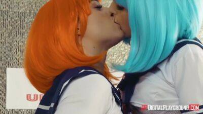 Scarlett Sage - Britney Blue And Scarlett Sage - Horny Teen Lesbians Crazy For - upornia.com