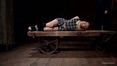 Sexy Blonde With Little Tits Manhandled! - upornia.com