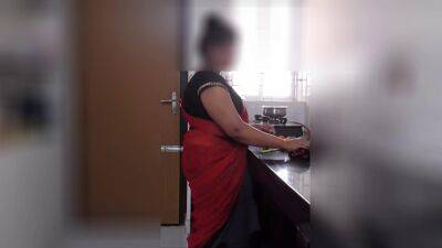 Desi Aunty - Desi Sex - Desi Bhabhi - Desi Fuck - Indian Disha Fucked in Kitchen by Stepbrother - sunporno.com - India