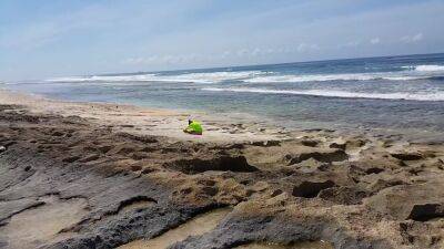 Yoga # Morning Yoga Exercises At Ocean Shore - hclips.com