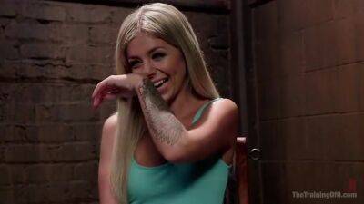 Hot Blondes Must Earn Their Orgasms - upornia.com