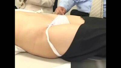 Asian business woman stripped in the office - porntry.com - Japan