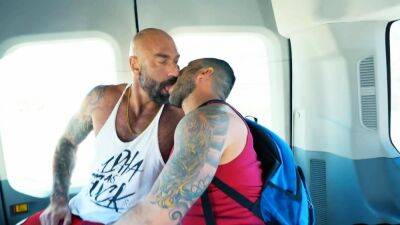 Tattooed hunk barebacks n fists BFs ass - drtuber.com