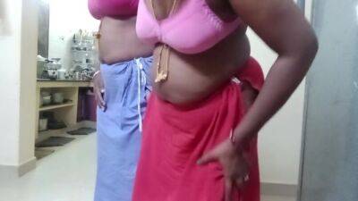 Indian Tamil Aunty Lesbian Romance Show - hclips.com - India