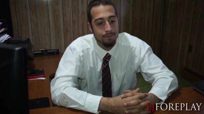 Sucking Off The Boss To Keep Her Job - hclips.com