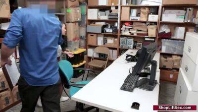 Jasmine Grey - 19yo asian sucks guards cock - veryfreeporn.com