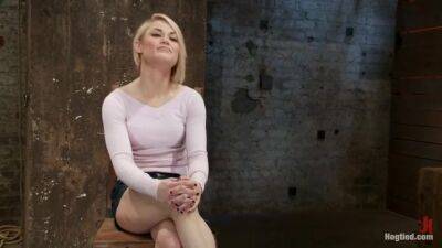 Manhandled, Crotch Roped & Cums So Hard, Her Eyes Roll Up Into The Back Of Her Head! Brutal Orgasms! - upornia.com