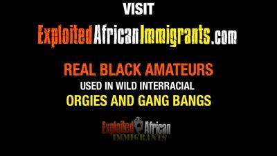 White Bush Master Dominating African In Outdoor Public Fuck - upornia.com