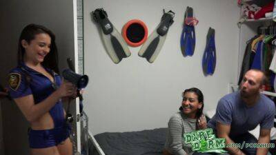 Dorm party - cops and robbers - sexu.com