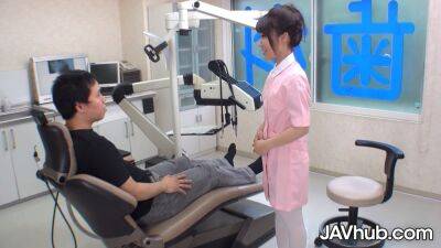 Dentist Mao Chinen creampied by her patient - sexu.com - Japan