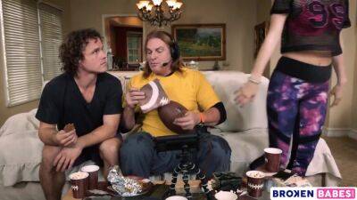 Jill Kassidy - Evan Stone - Horny Fucking Next To Her Stepdad While Watching Super Bowl With Jill Kassidy And Evan Stone - upornia.com