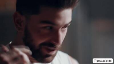 Slut TS lets stepbro bareback her ass - fetishpapa.com