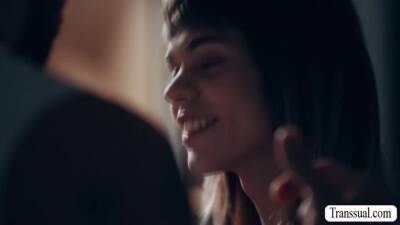 Slut TS lets stepbro bareback her ass - fetishpapa.com