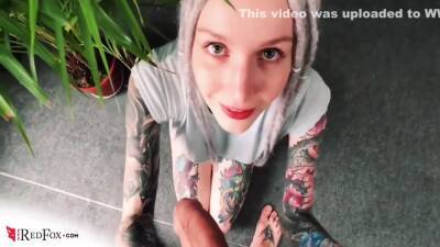 Tattooed Teen In Deepthroat Big Cock After Watering The Flowers 10 Min - hclips.com