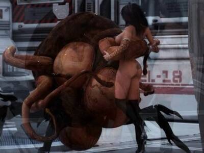 3D Girls Impaled by Horrible Aliens! - icpvid.com