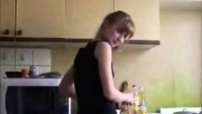Yulia Tikhomirova - kitchen striptease - icpvid.com - Russia