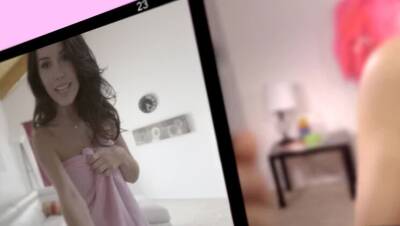 Megan Rain - Step sister caught and deepthroats cock - veryfreeporn.com