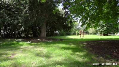 Plan A Trois En Plein Jogging Pour Lauren Et Veronica - Histoires Vraies - Co - upornia.com - France