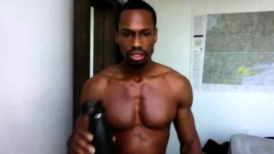 Solo Black Gay Masturbation Jerk Off - drtuber.com