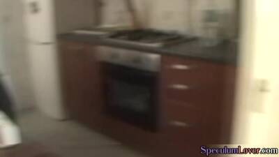 Ginger speculum babe uses baseball bat in gaping pussy - txxx.com