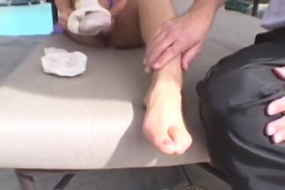 Hung Stud Worships Pretty Brunettes Feet Then Pounds Her - upornia.com - Usa