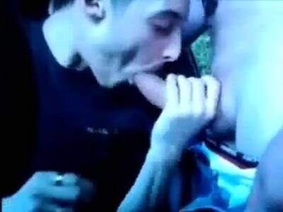 Blowing a guy at the car park and he cums on my face - nvdvid.com